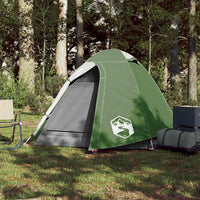 Tenda da Campeggio a Cupola per 2 Persone Verde Impermeabile 94327