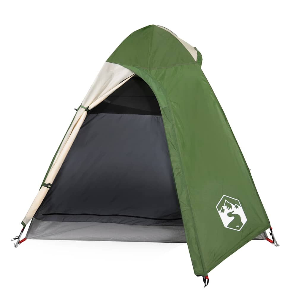 Tenda da Campeggio a Cupola per 2 Persone Verde Impermeabile 94327