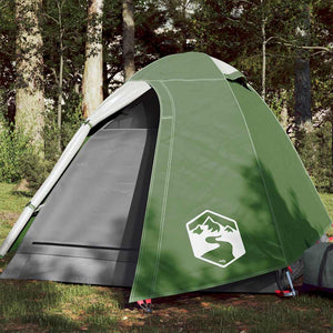 Tenda da Campeggio a Cupola per 2 Persone Verde Impermeabile 94327