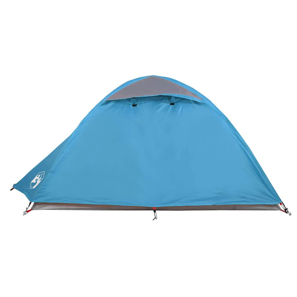 Tenda da Campeggio a Cupola per 2 Persone Blu Impermeabile 94328