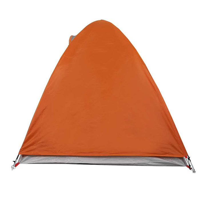 Tenda da Campeggio a Cupola 2 Persone Arancione Impermeabile 94329