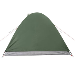 Tenda da Campeggio a Cupola per 3 Persone Verde Impermeabile