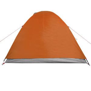 Tenda da Campeggio a Cupola 3 Persone Arancione Impermeabile 94333