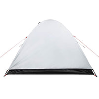 Tenda Campeggio a Cupola 3 Persone Bianca Tessuto Impermeabile 94334