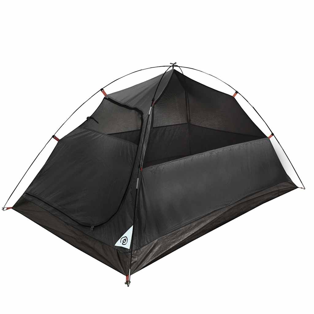 Tenda Campeggio a Cupola 3 Persone Bianca Tessuto Impermeabile 94334