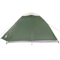 Tenda da Campeggio a Cupola per 4 Persone Verde Impermeabile 94335