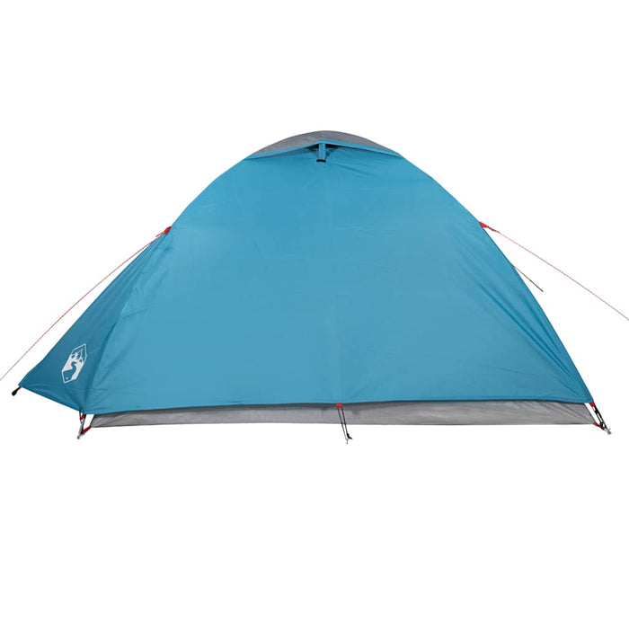 Tenda da Campeggio a Cupola per 4 Persone Blu Impermeabile 94336
