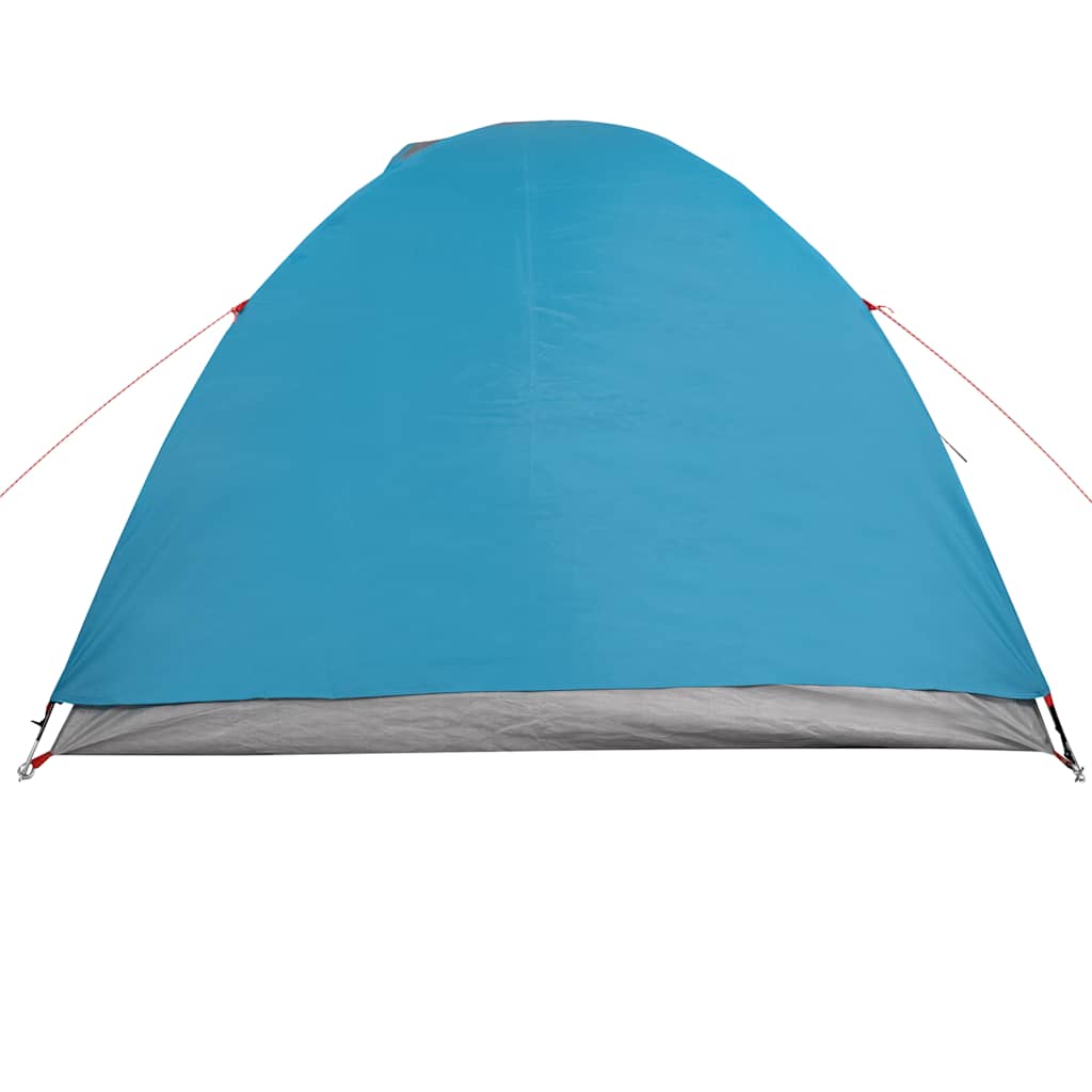 Tenda da Campeggio a Cupola per 4 Persone Blu Impermeabile 94336