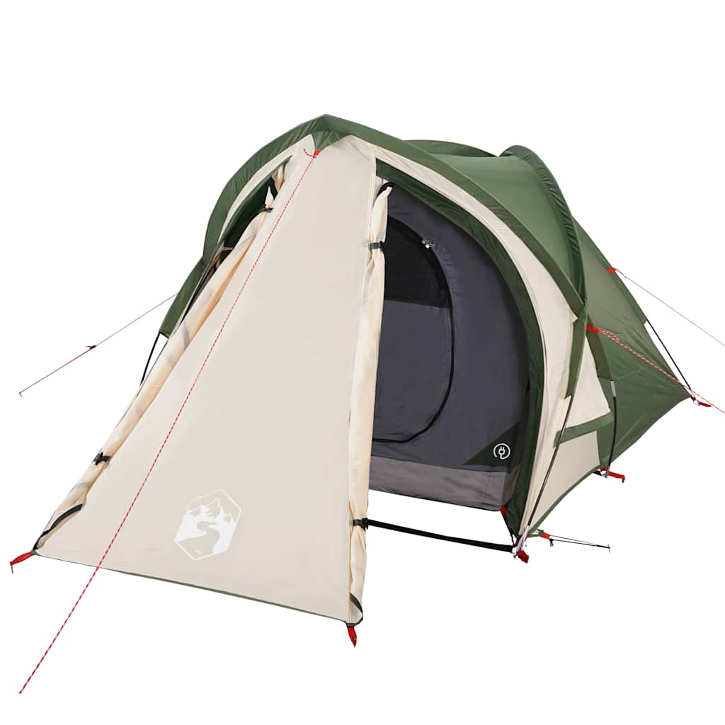 Tenda da Campeggio a Cupola per 2 Persone Verde Impermeabile 94339
