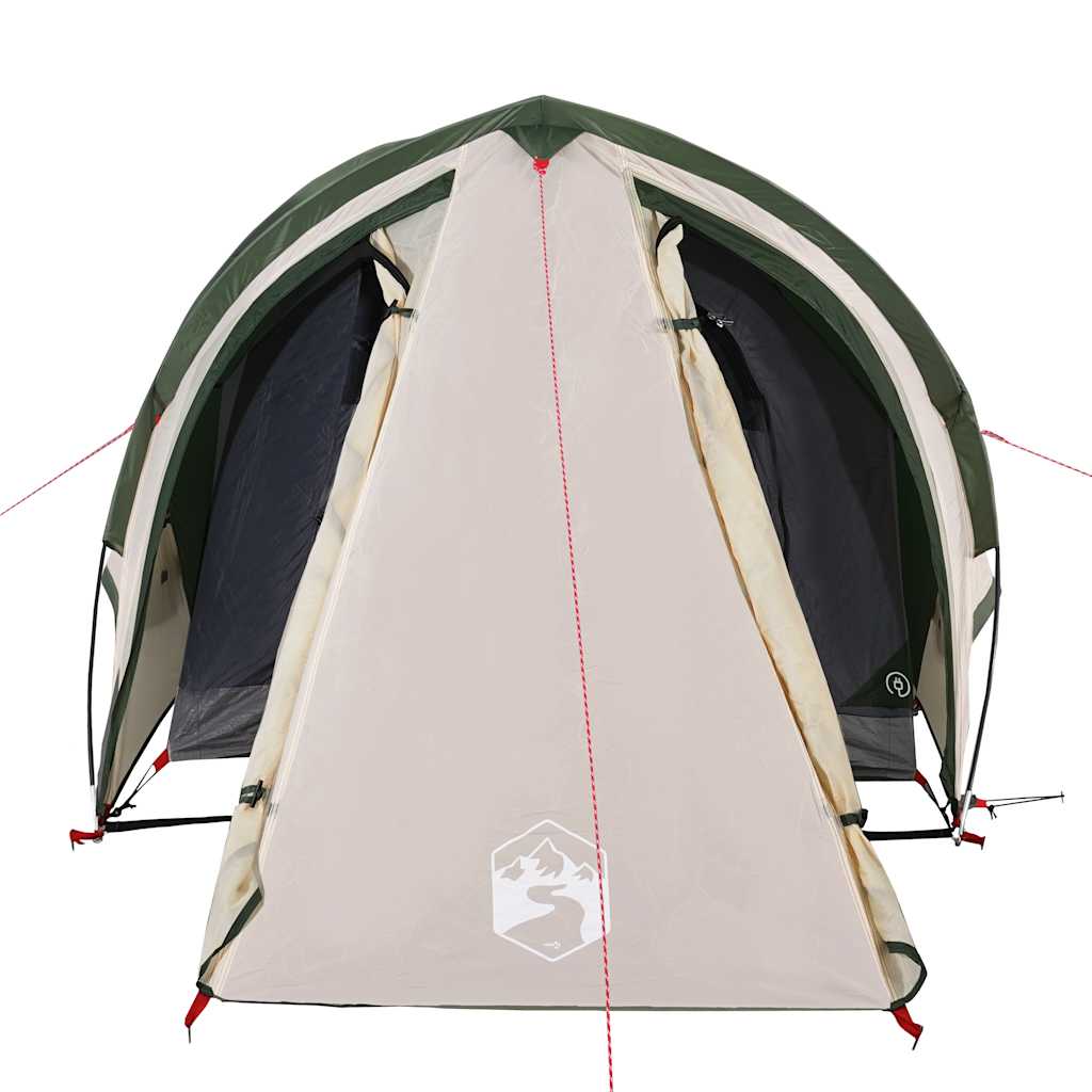 Tenda da Campeggio a Cupola per 2 Persone Verde Impermeabile 94339