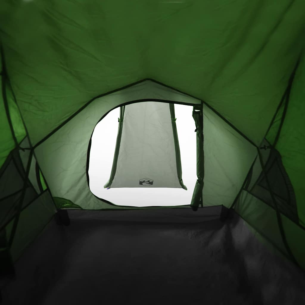 Tenda da Campeggio a Cupola per 2 Persone Verde Impermeabile 94339