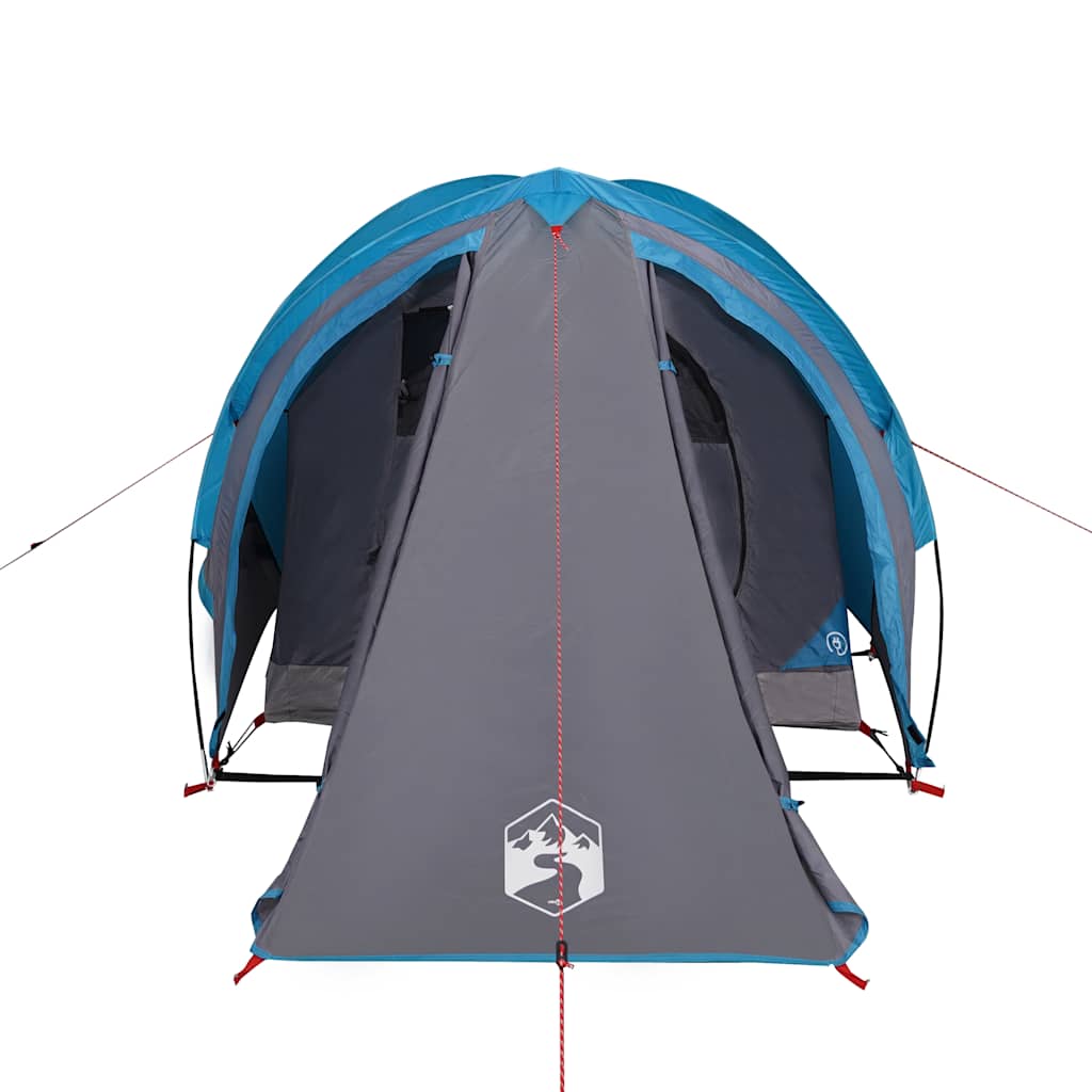 Tenda da Campeggio a Cupola per 2 Persone Blu Impermeabile 94340