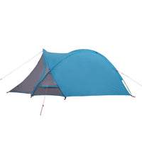 Tenda da Campeggio a Cupola per 2 Persone Blu Impermeabile 94340