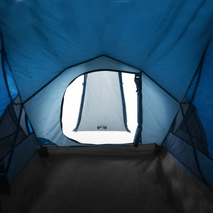 Tenda da Campeggio a Cupola per 2 Persone Blu Impermeabile 94340
