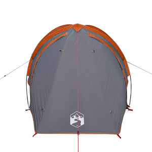 Tenda da Campeggio a Cupola 2 Persone Grigio e Arancione 94341