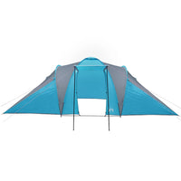 Tenda da Campeggio a Cupola per 4 Persone Blu Impermeabile 94344