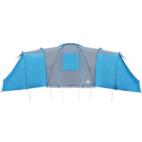 Tenda da Campeggio a Cupola per 12 Persone Blu Impermeabile