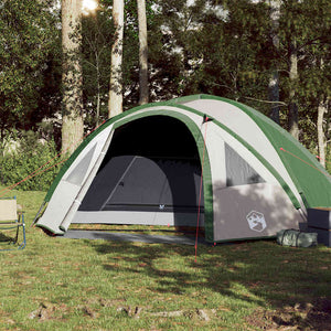 Tenda da Campeggio a Cupola per 4 Persone Verde Impermeabile 94349