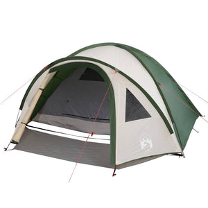 Tenda da Campeggio a Cupola per 4 Persone Verde Impermeabile 94349