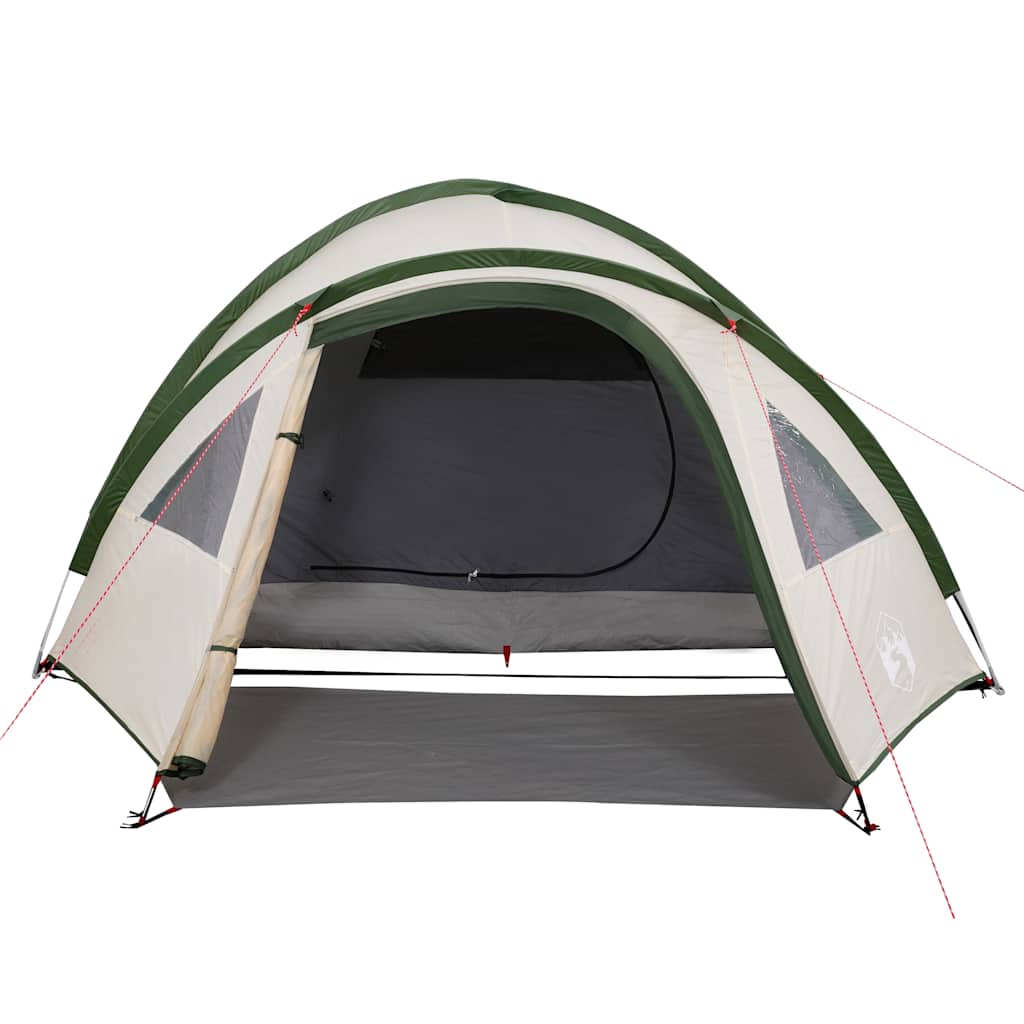 Tenda da Campeggio a Cupola per 4 Persone Verde Impermeabile 94349