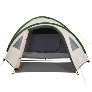 Tenda da Campeggio a Cupola per 4 Persone Verde Impermeabile 94349