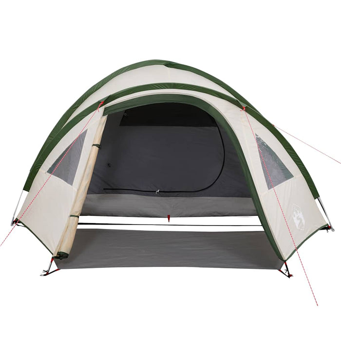 Tenda da Campeggio a Cupola per 4 Persone Verde Impermeabile 94349
