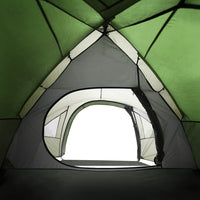 Tenda da Campeggio a Cupola per 4 Persone Verde Impermeabile 94349