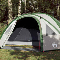 Tenda da Campeggio a Cupola per 4 Persone Verde Impermeabile 94349