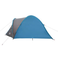 Tenda da Campeggio a Cupola per 4 Persone Blu Impermeabile 94350
