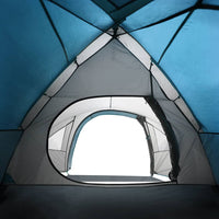 Tenda da Campeggio a Cupola per 4 Persone Blu Impermeabile 94350
