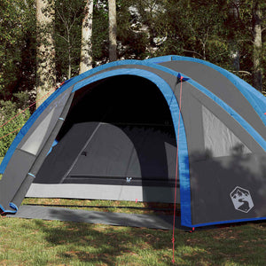 Tenda da Campeggio a Cupola per 4 Persone Blu Impermeabile 94350