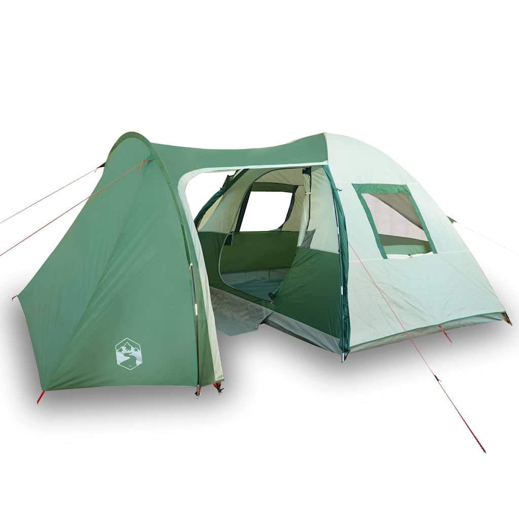 Tenda da Campeggio a Cupola per 6 Persone Verde Impermeabile