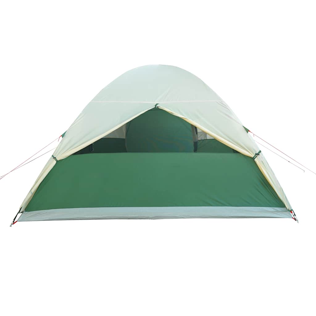 Tenda da Campeggio a Cupola per 6 Persone Verde Impermeabile 94353