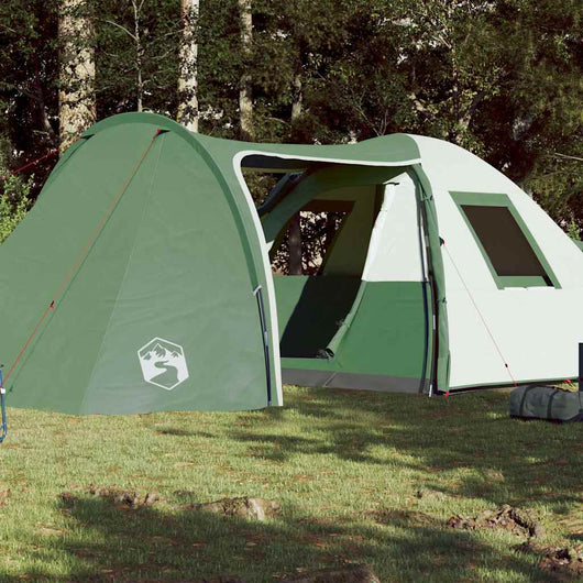 Tenda da Campeggio a Cupola per 6 Persone Verde Impermeabile 94353