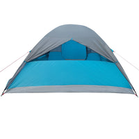 Tenda da Campeggio a Cupola per 4 Persone Blu Impermeabile 94354