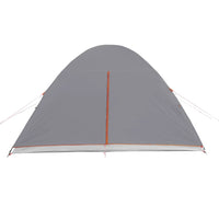 Tenda Familiare a Cupola 6 Persone Arancione Impermeabile 94355