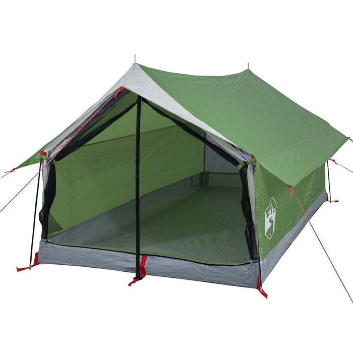 Tenda da Campeggio per 2 Persone Verde Impermeabile 94359