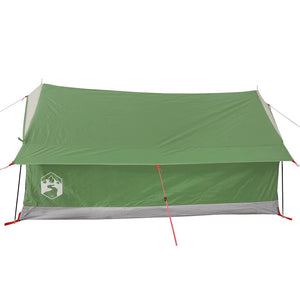 Tenda da Campeggio per 2 Persone Verde Impermeabile 94359