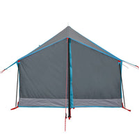 Tenda da Campeggio per 2 Persone Blu Impermeabile 94360