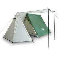 Tenda da Campeggio per 3 Persone Verde Impermeabile