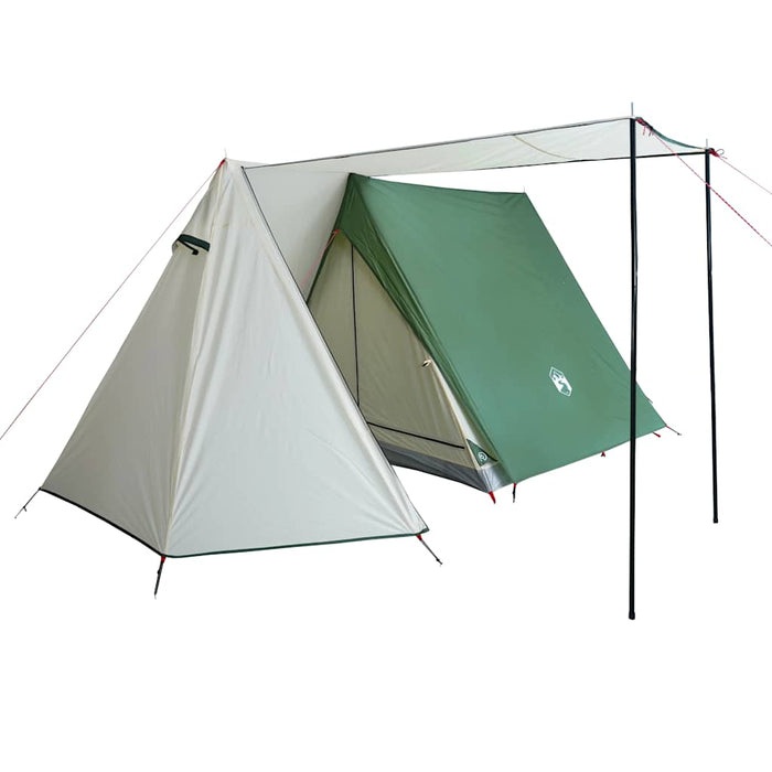Tenda da Campeggio per 3 Persone Verde Impermeabile 94365