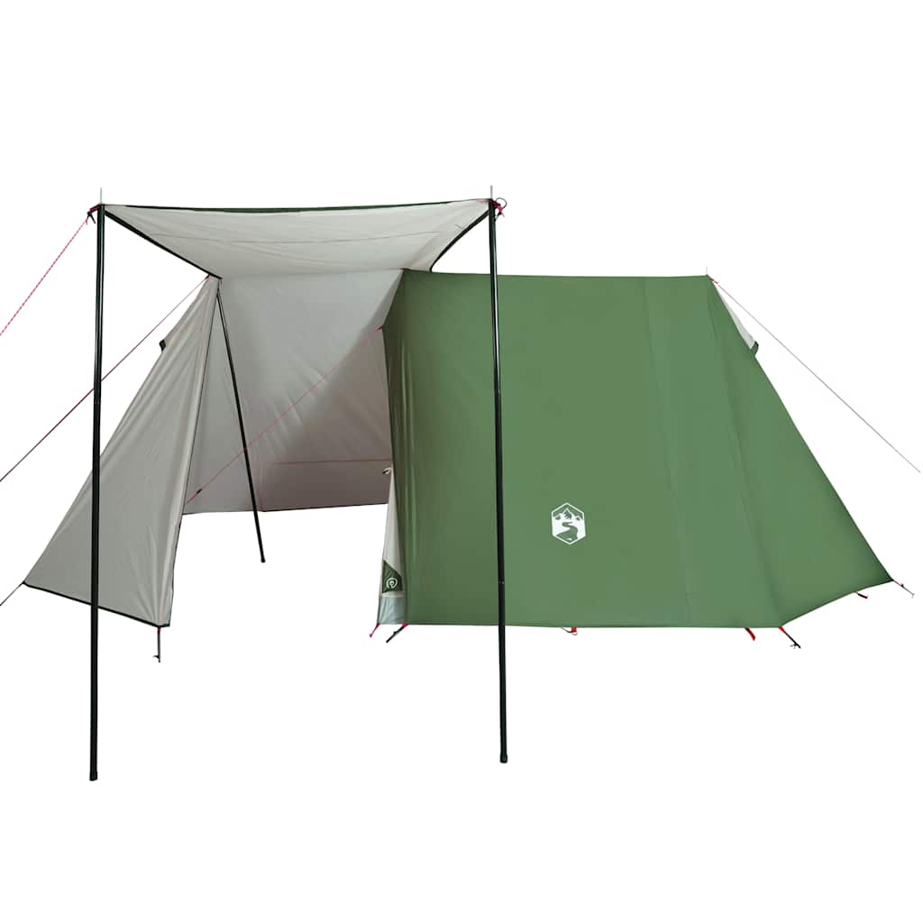 Tenda da Campeggio per 3 Persone Verde Impermeabile 94365
