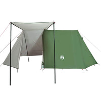 Tenda da Campeggio per 3 Persone Verde Impermeabile 94365