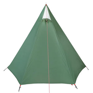 Tenda da Campeggio per 3 Persone Verde Impermeabile