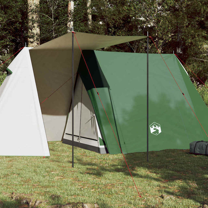 Tenda da Campeggio per 3 Persone Verde Impermeabile 94365
