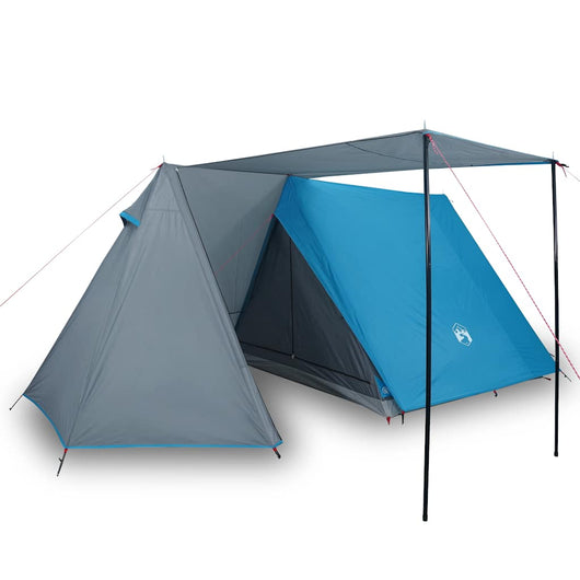Tenda da Campeggio per 3 Persone Blu Impermeabile 94366