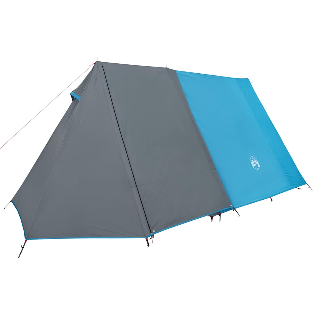Tenda da Campeggio per 3 Persone Blu Impermeabile