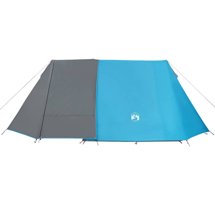 Tenda da Campeggio per 3 Persone Blu Impermeabile