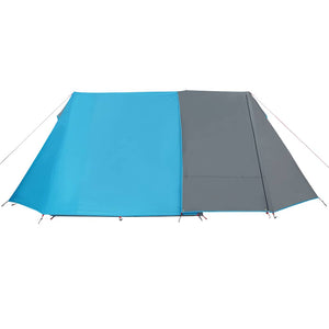 Tenda da Campeggio per 3 Persone Blu Impermeabile