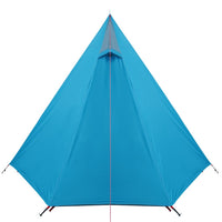 Tenda da Campeggio per 3 Persone Blu Impermeabile
